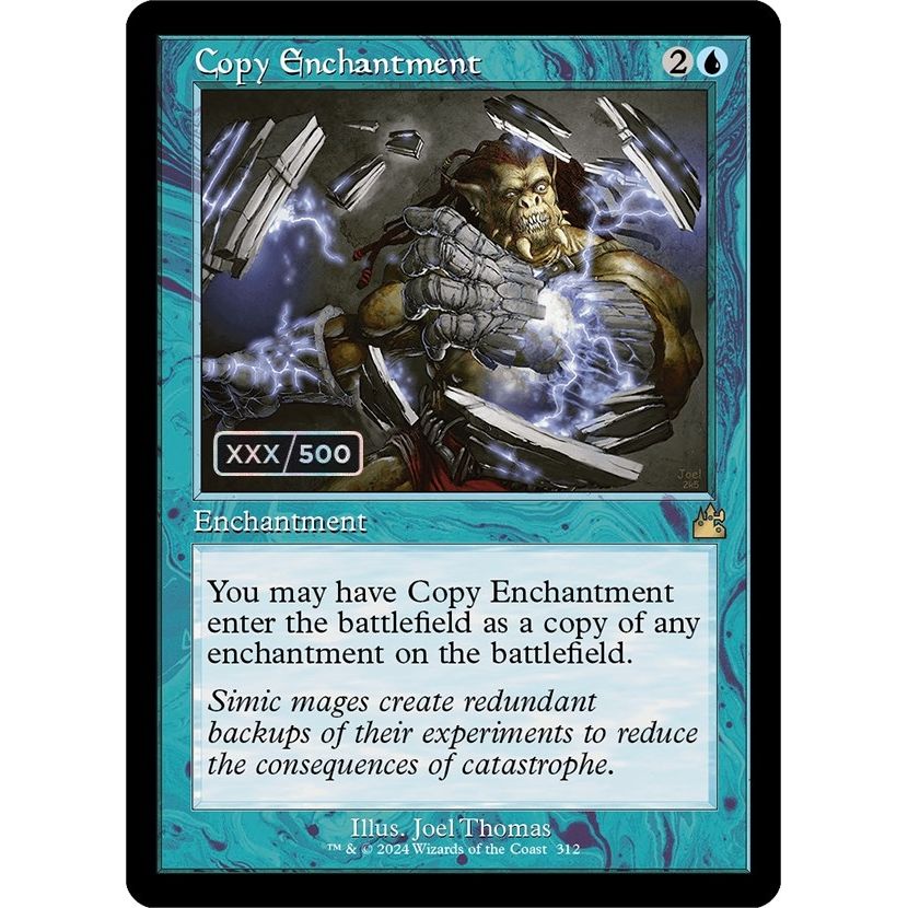 Image for Copy Enchantment (Retro Frame) (Serial Numbered) (312) (RVR) - Magic: The Gathering