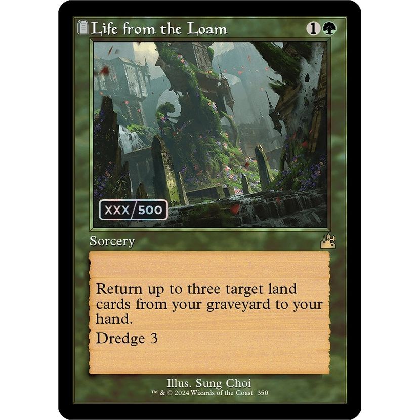 Image for Life from the Loam (Retro Frame) (Serial Numbered) (350) (RVR) - Magic: The Gathering