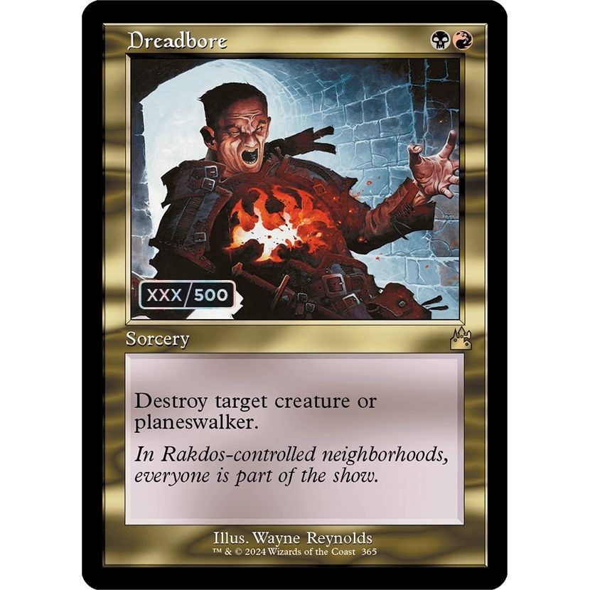 Image for Dreadbore (Retro Frame) (Serial Numbered) (365) (RVR) - Magic: The Gathering