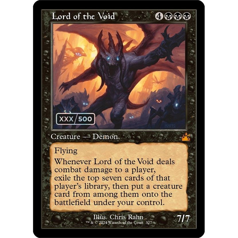 Image for Lord of the Void (Retro Frame) (Serial Numbered) (327) (RVR) - Magic: The Gathering