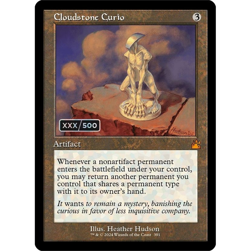 Image for Cloudstone Curio (Retro Frame) (Serial Numbered) (391) (RVR) - Magic: The Gathering