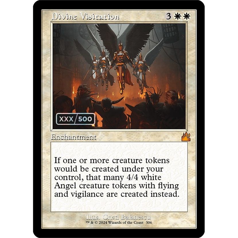 Image for Divine Visitation (Retro Frame) (Serial Numbered) (306) (RVR) - Magic: The Gathering