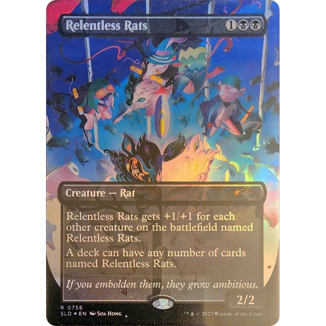 Image for Relentless Rats (756) (756) (SLD) - Magic: The Gathering