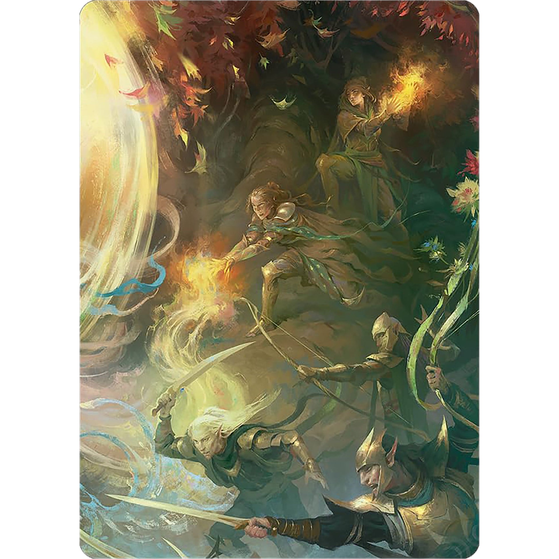Image for Rally the Galadhrim Art Card (9) (ASLTR) - Magic: The Gathering
