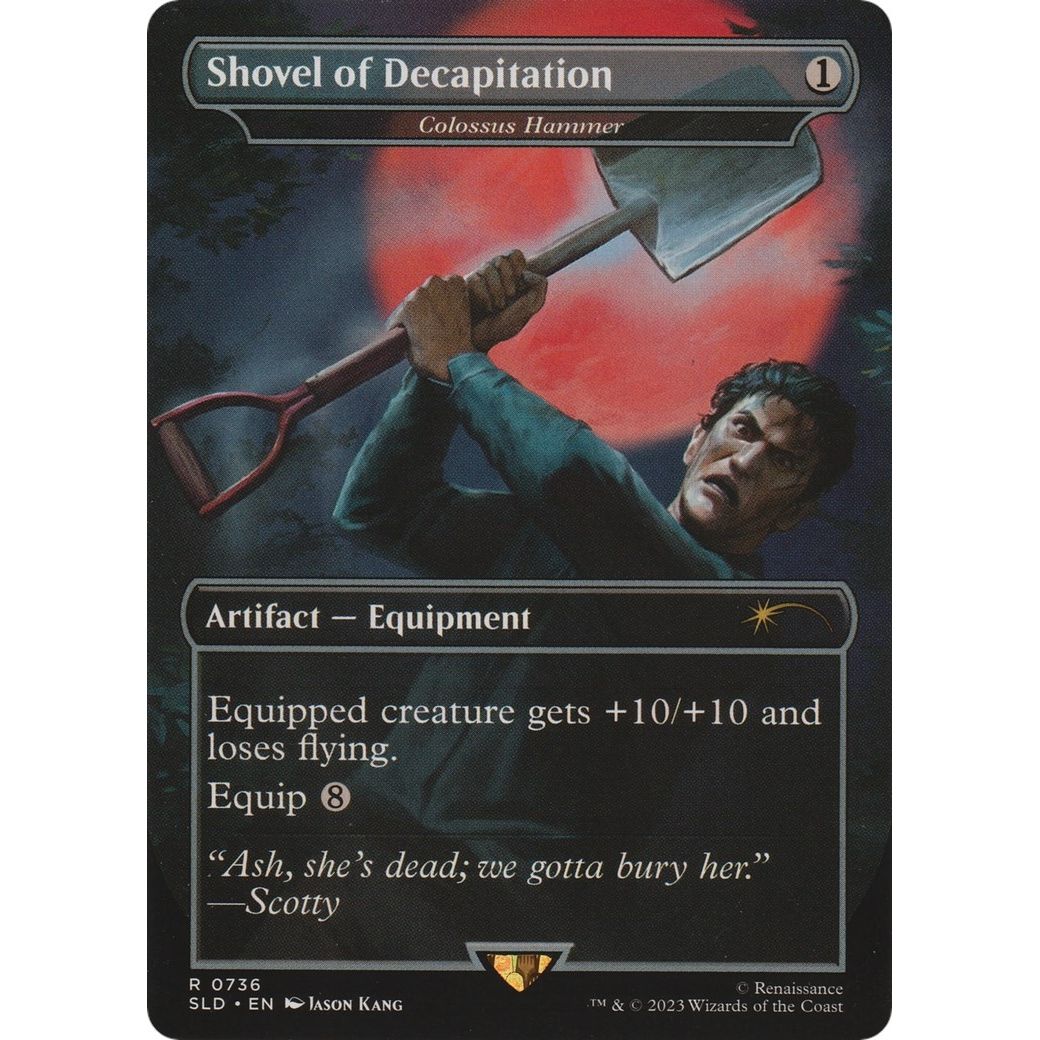 Image for Shovel of Decapitation - Colossus Hammer (736) (SLD) - Magic: The Gathering