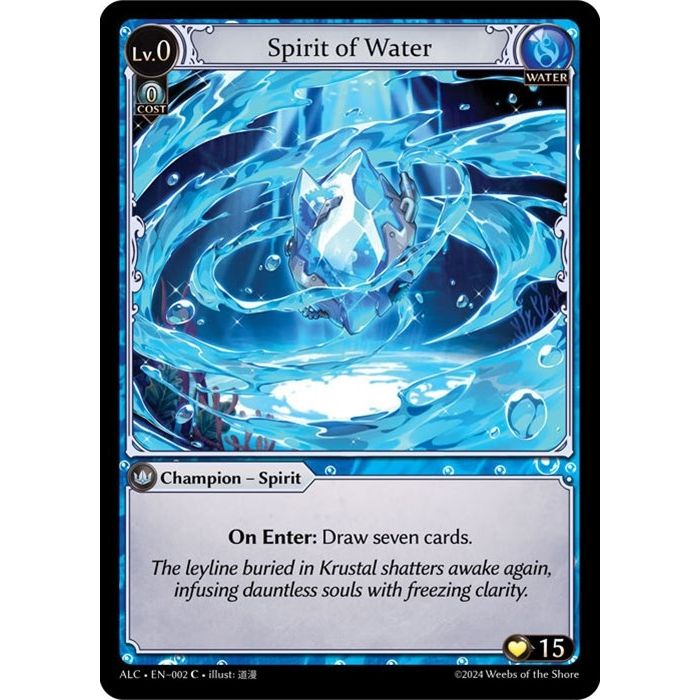 Image for Spirit of Water (002) (ALC) - Grand Archive TCG