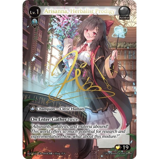 Image for Arisanna, Herbalist Prodigy (CSR) (ALC1E) (004) (ALC) - Grand Archive TCG
