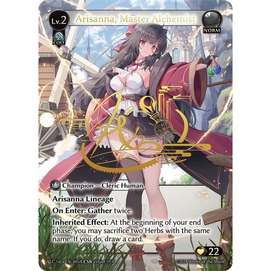 Image for Arisanna, Master Alchemist (CSR) (005A) (ALC1E) (005A) (ALC) - Grand Archive TCG