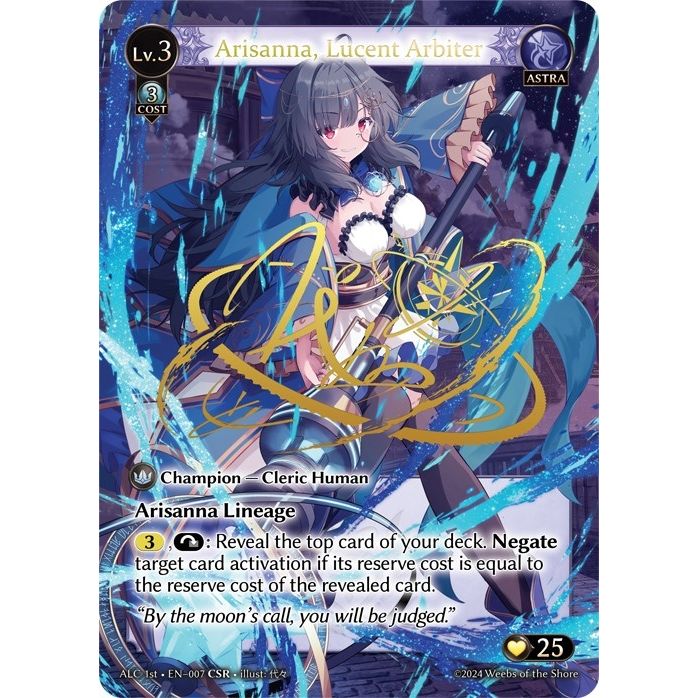 Image for Arisanna, Lucent Arbiter (CSR) (ALC1E) (007) (ALC) - Grand Archive TCG