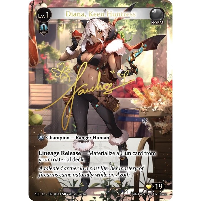 Image for Diana, Keen Huntress (CSR) (ALC1E) (008) (ALC) - Grand Archive TCG