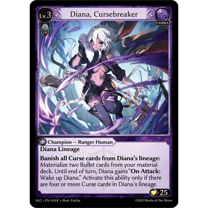 Image for Diana, Cursebreaker (010) (ALC) - Grand Archive TCG