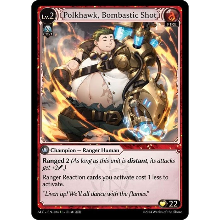 Image for Polkhawk, Bombastic Shot (016) (ALC) - Grand Archive TCG