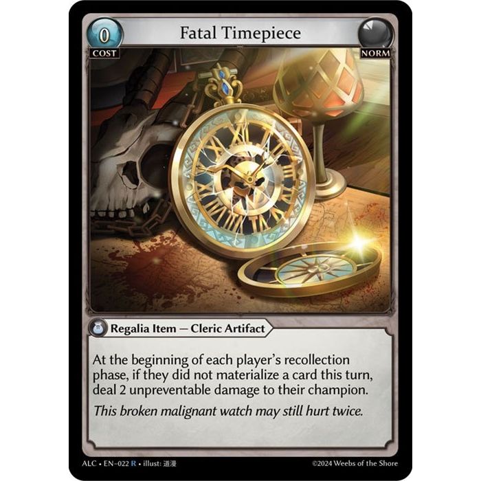 Image for Fatal Timepiece (022) (ALC) - Grand Archive TCG
