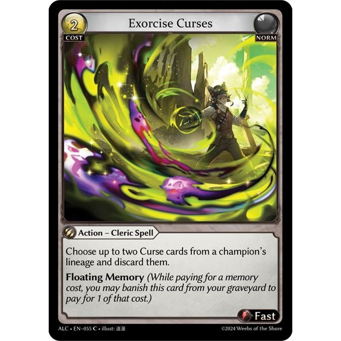 Image for Exorcise Curses (055) (ALC) - Grand Archive TCG