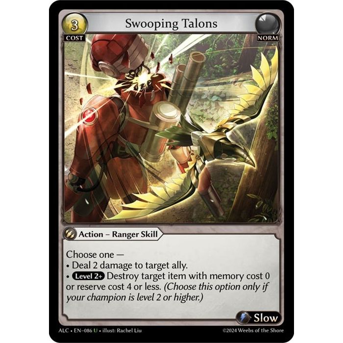 Image for Swooping Talons (086) (ALC) - Grand Archive TCG
