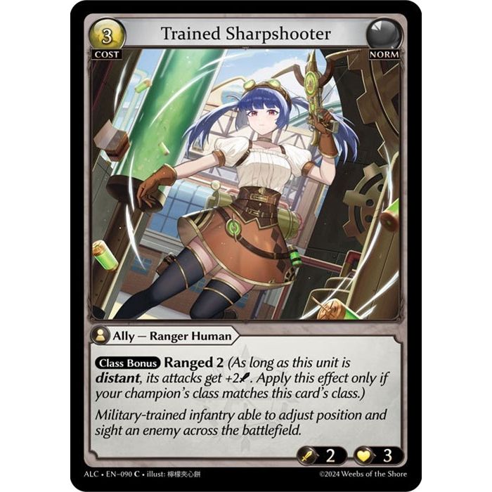 Image for Trained Sharpshooter (090) (ALC) - Grand Archive TCG