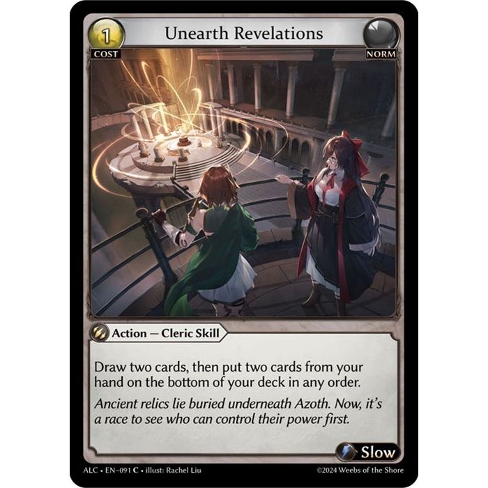 Image for Unearth Revelations (091) (ALC) - Grand Archive TCG