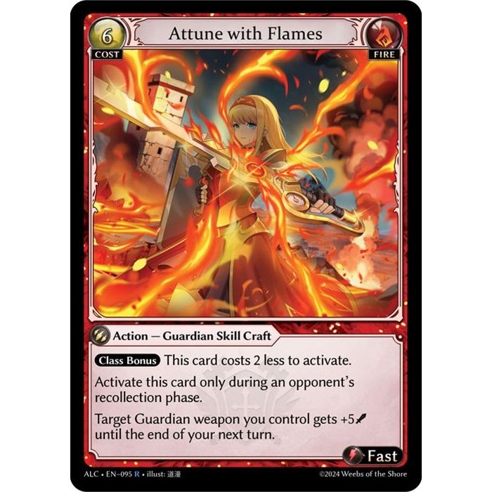 Image for Attune with Flames (095) (ALC) - Grand Archive TCG