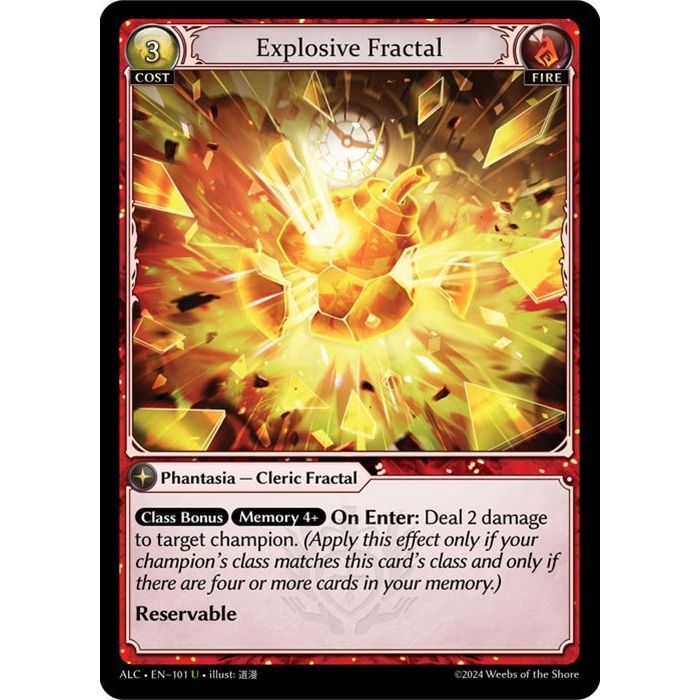 Image for Explosive Fractal (101) (ALC) - Grand Archive TCG