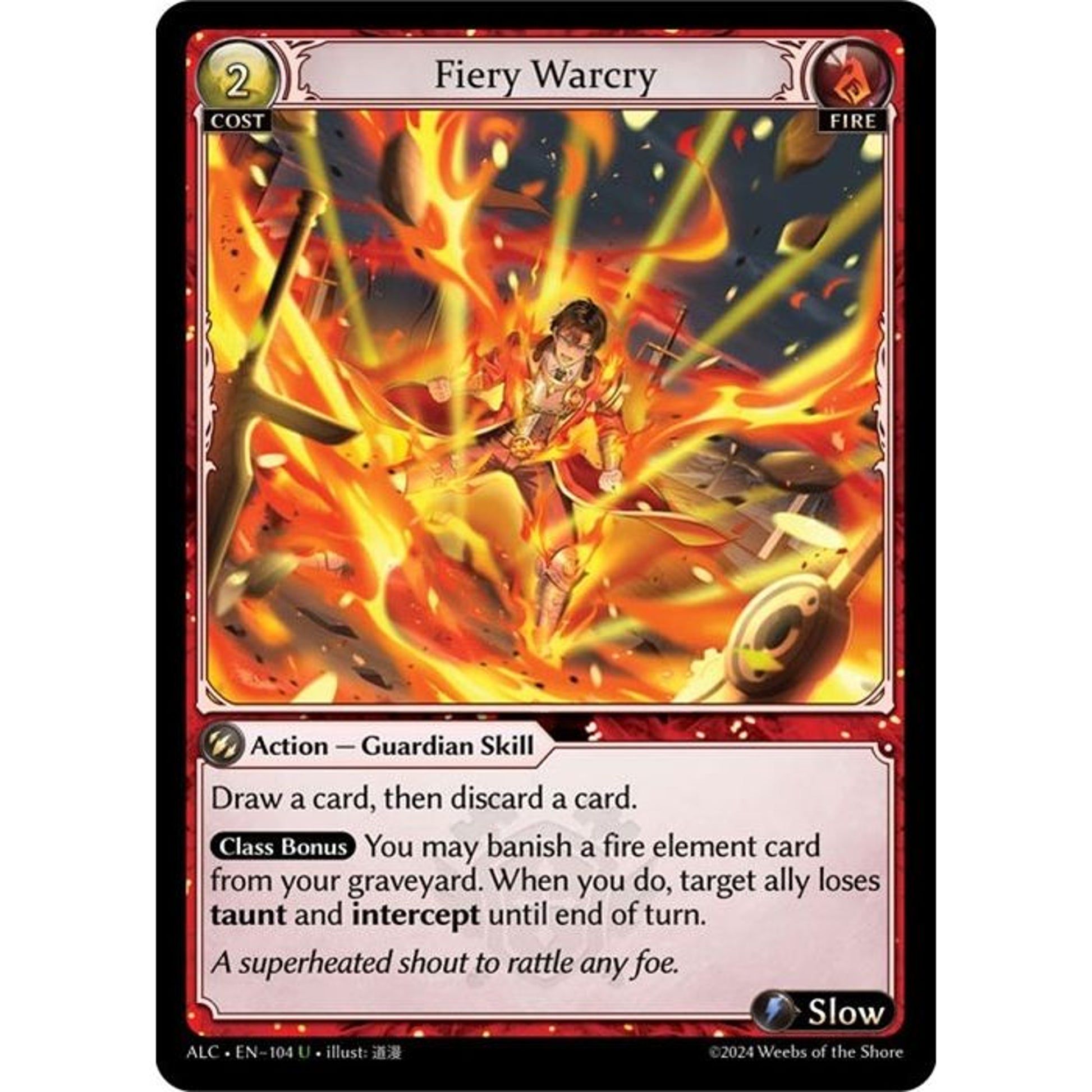 Image for Fiery Warcry (104) (ALC) - Grand Archive TCG