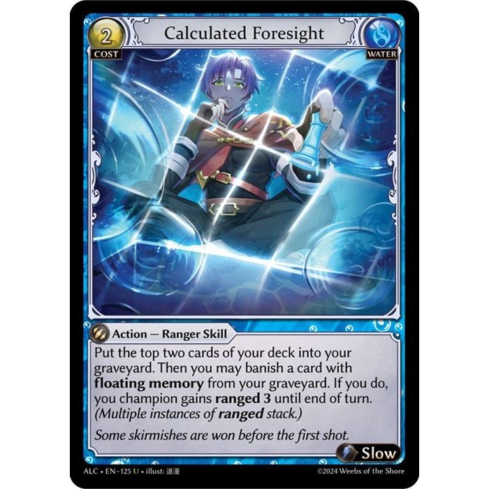 Image for Calculated Foresight (125) (ALC) - Grand Archive TCG
