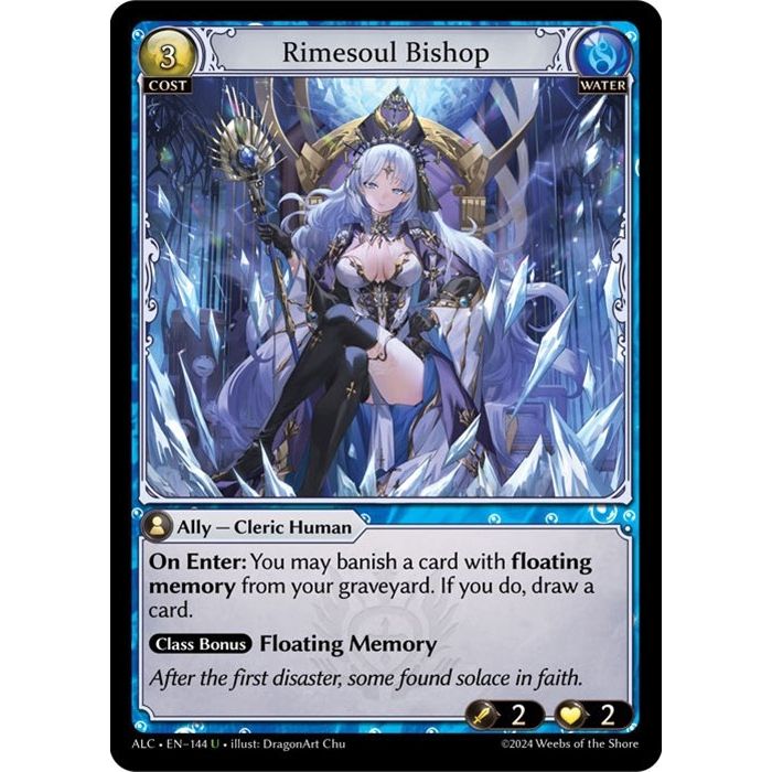 Image for Rimesoul Bishop (144) (ALC) - Grand Archive TCG