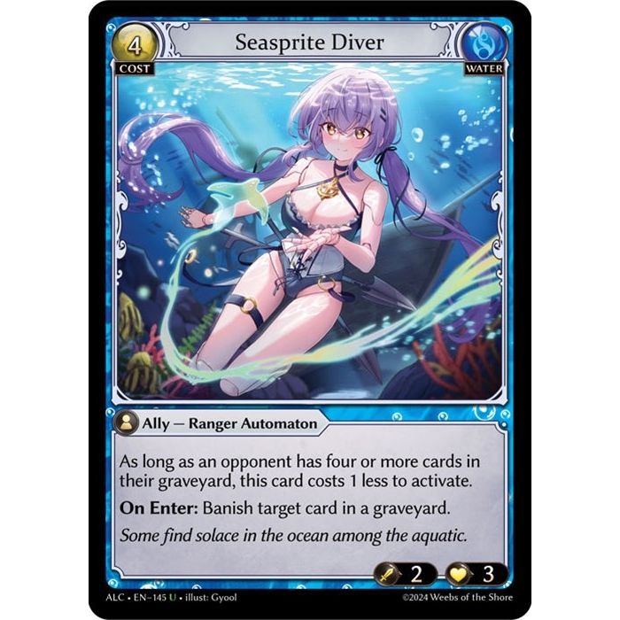 Image for Seasprite Diver (145) (ALC) - Grand Archive TCG