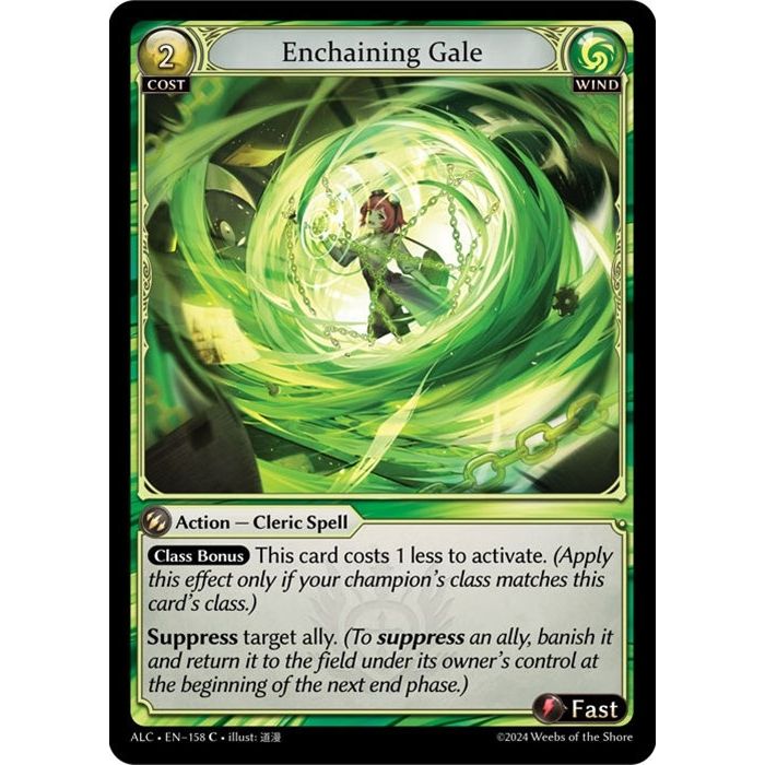 Image for Enchaining Gale (158) (ALC) - Grand Archive TCG