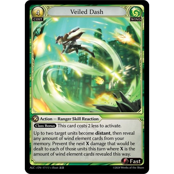 Image for Veiled Dash (171) (ALC) - Grand Archive TCG