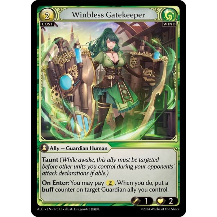 Image for Winbless Gatekeeper (175) (ALC) - Grand Archive TCG
