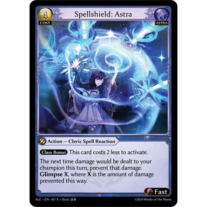 Image for Spellshield: Astra (187) (ALC) - Grand Archive TCG