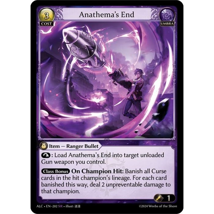 Image for Anathema's End (202) (ALC) - Grand Archive TCG