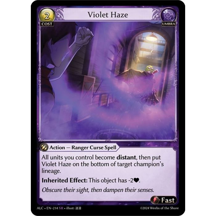 Image for Violet Haze (214) (ALC) - Grand Archive TCG