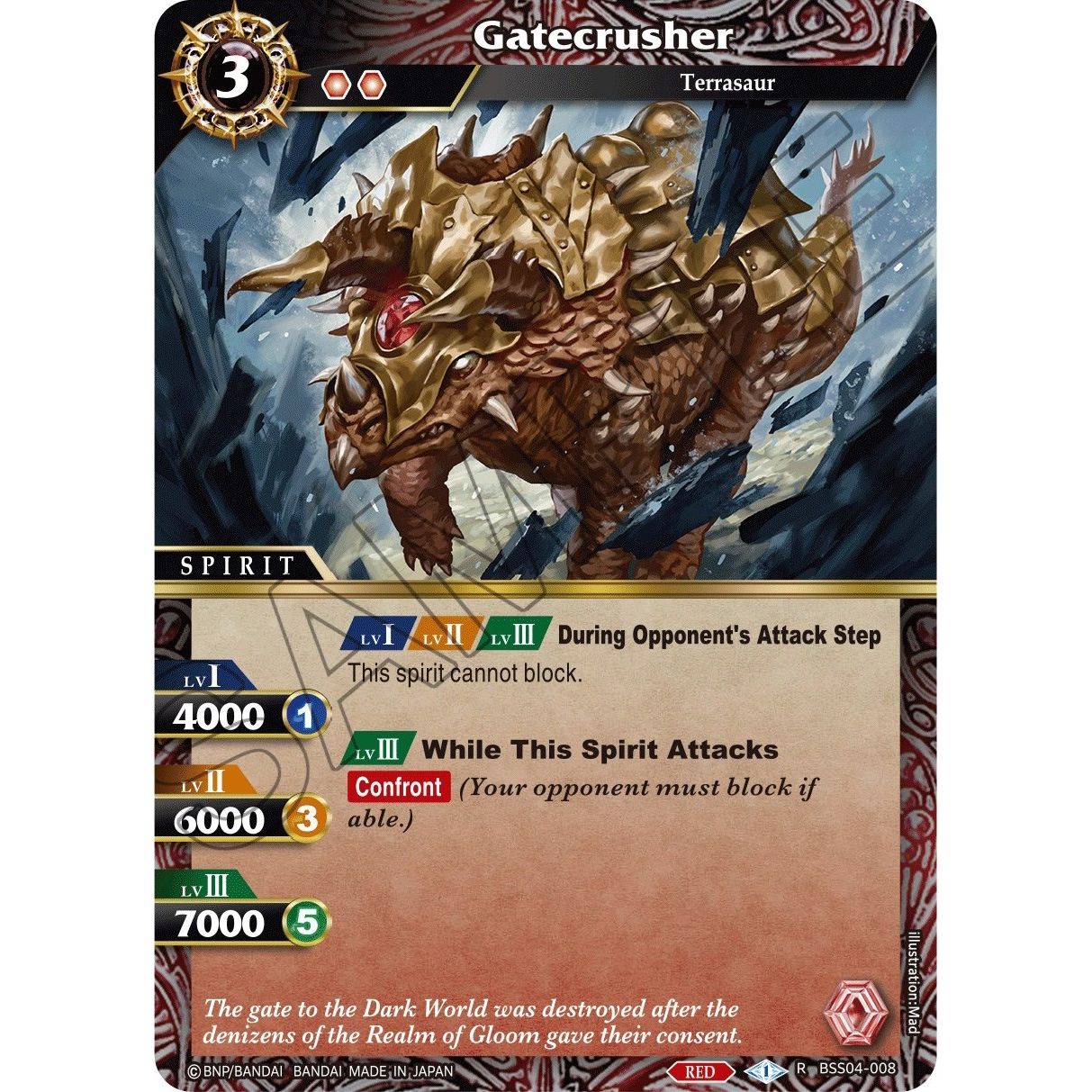 Image for Gatecrusher (BSS04-008) (BSS04) - Battle Spirits Saga