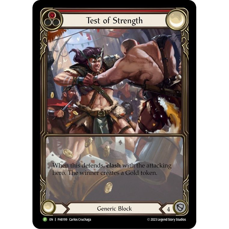 Image for Test of Strength - FAB199 (FAB199) (PR) - Flesh and Blood TCG