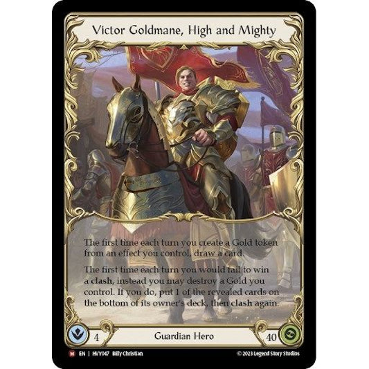 Image for Victor Goldmane, High and Mighty (HVY047) (HVY) - Flesh and Blood TCG