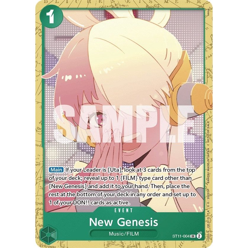 Image for New Genesis (Starter Deck 11: Uta Deck Battle) (ST11-004) (OP-PR) - One Piece Card Game