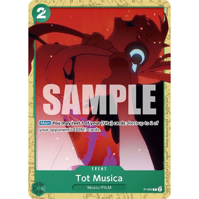 Image for Tot Musica (Starter Deck 11: Uta Deck Battle) (P-060) (OP-PR) - One Piece Card Game