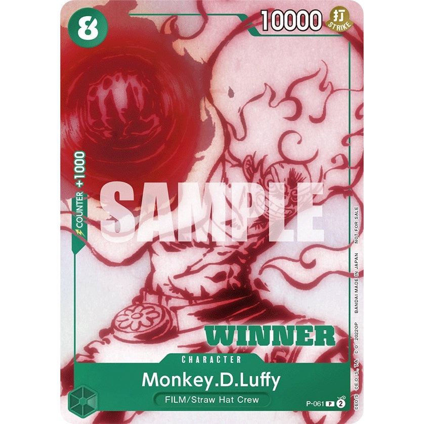 Image for Monkey.D.Luffy (Starter Deck 11: Uta Deck Battle) [Winner] (P-061) (OP-PR) - One Piece Card Game