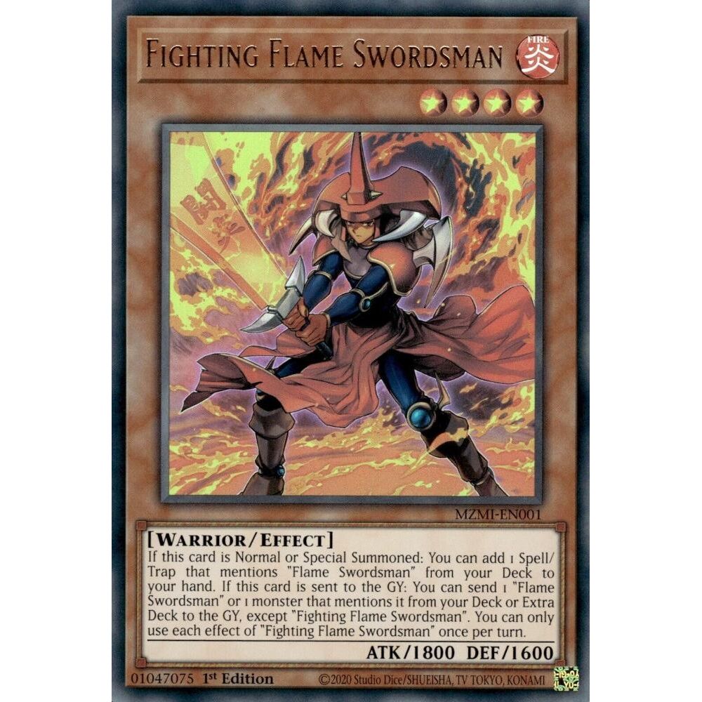 Image for Fighting Flame Swordsman (MZMI-EN001) (MZMI) - YuGiOh