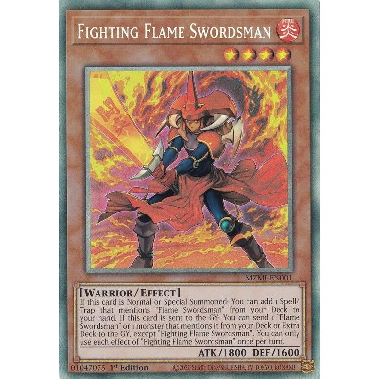 Image for Fighting Flame Swordsman (CR) (MZMI-EN001) (MZMI) - YuGiOh