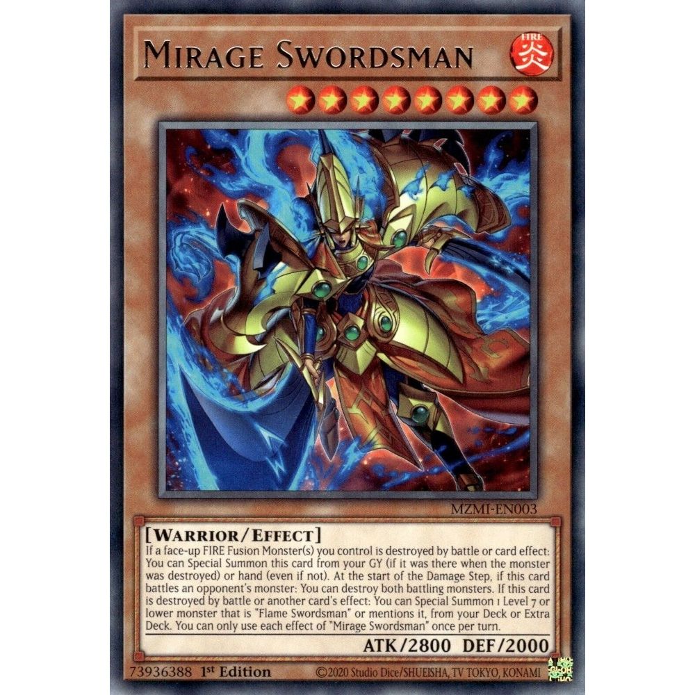Image for Mirage Swordsman (MZMI-EN003) (MZMI) - YuGiOh
