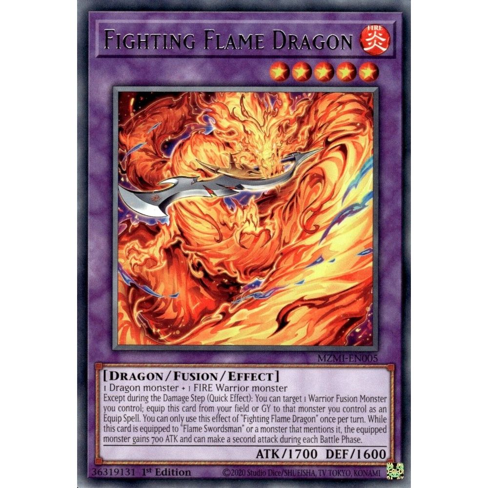Image for Fighting Flame Dragon (MZMI-EN005) (MZMI) - YuGiOh