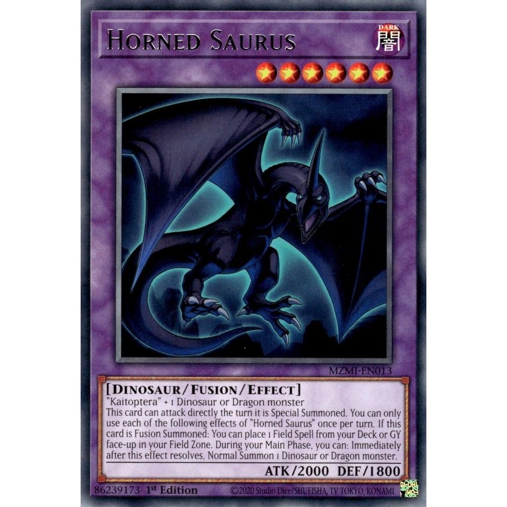 Image for Horned Saurus (MZMI-EN013) (MZMI) - YuGiOh