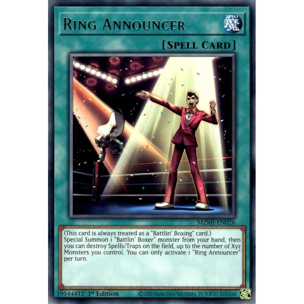 Image for Ring Announcer (MZMI-EN026) (MZMI) - YuGiOh