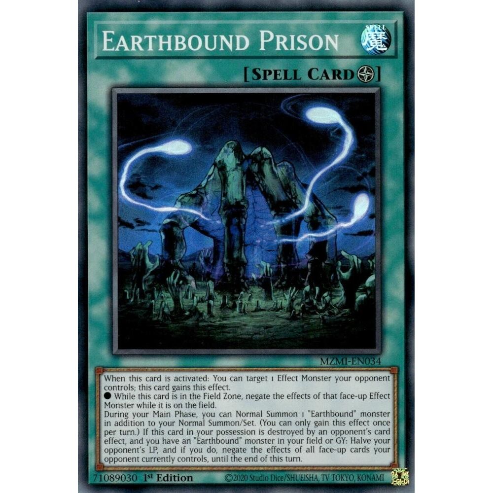 Image for Earthbound Prison (MZMI-EN034) (MZMI) - YuGiOh