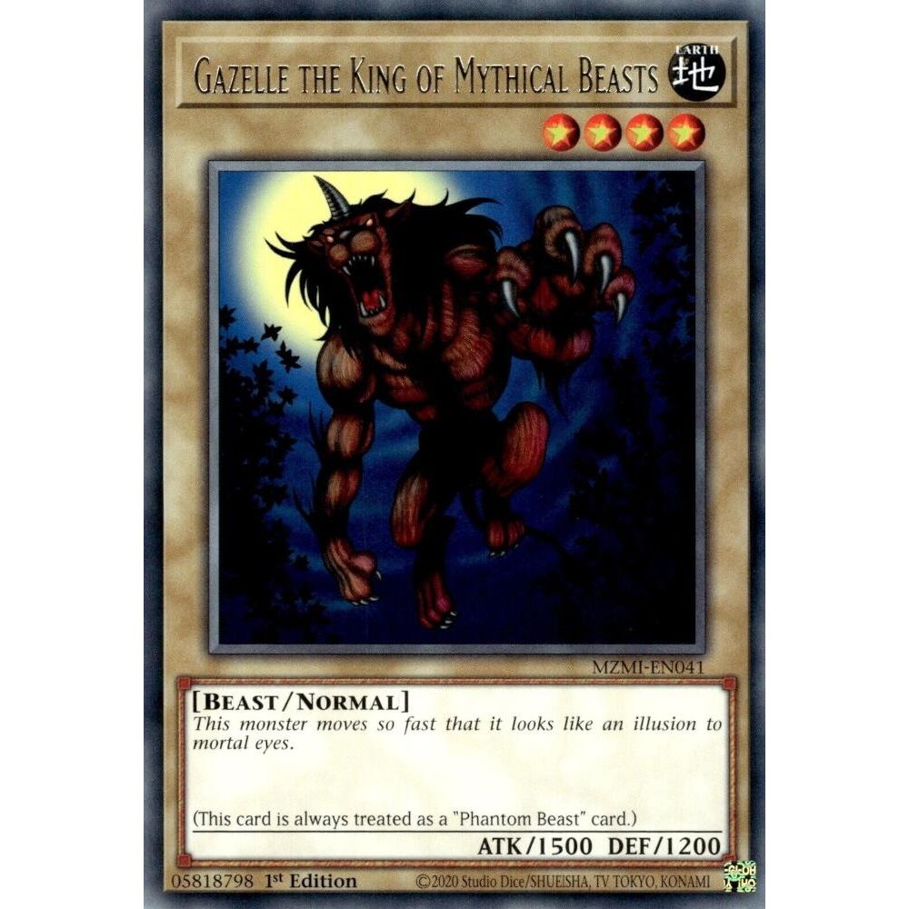 Image for Gazelle the King of Mythical Beasts (MZMI-EN041) (MZMI) - YuGiOh