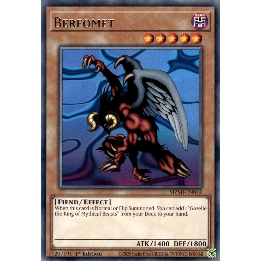 Image for Berfomet (MZMI-EN042) (MZMI) - YuGiOh