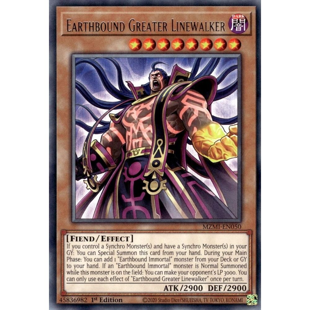 Image for Earthbound Greater Linewalker (MZMI-EN050) (MZMI) - YuGiOh