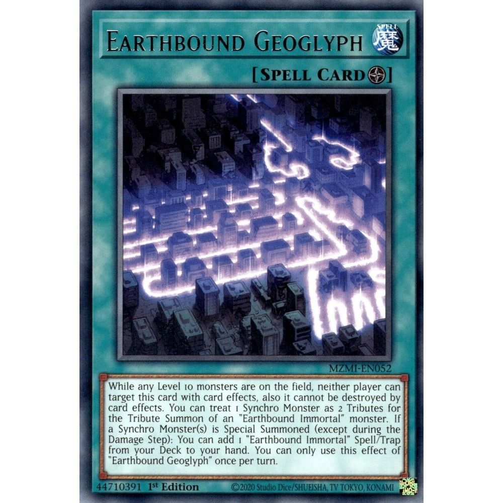 Image for Earthbound Geoglyph (MZMI-EN052) (MZMI) - YuGiOh